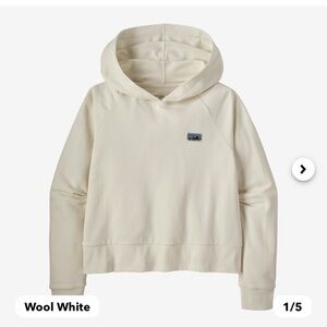 Patagonia NWOT white organic cotton hoodie size XL